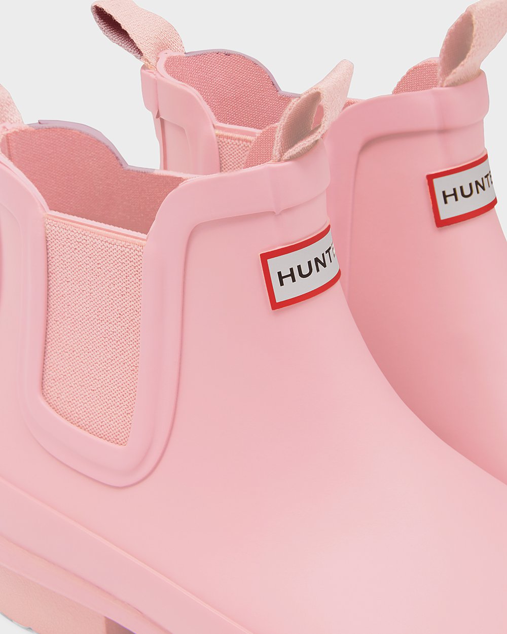 Botas Chelsea Hunter Criança Rosa - Original Big - 63JUENAPC